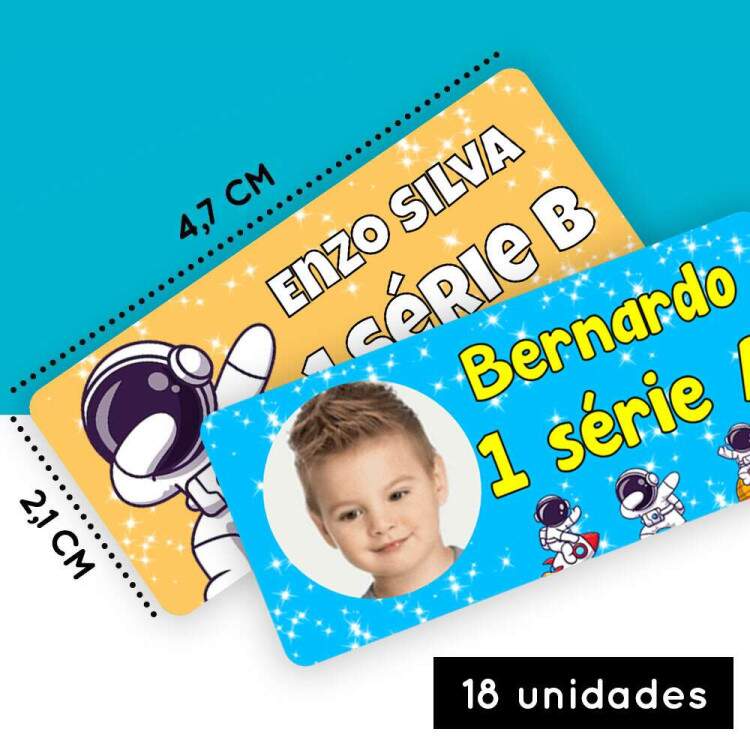 Etiqueta - Escolar Mdia