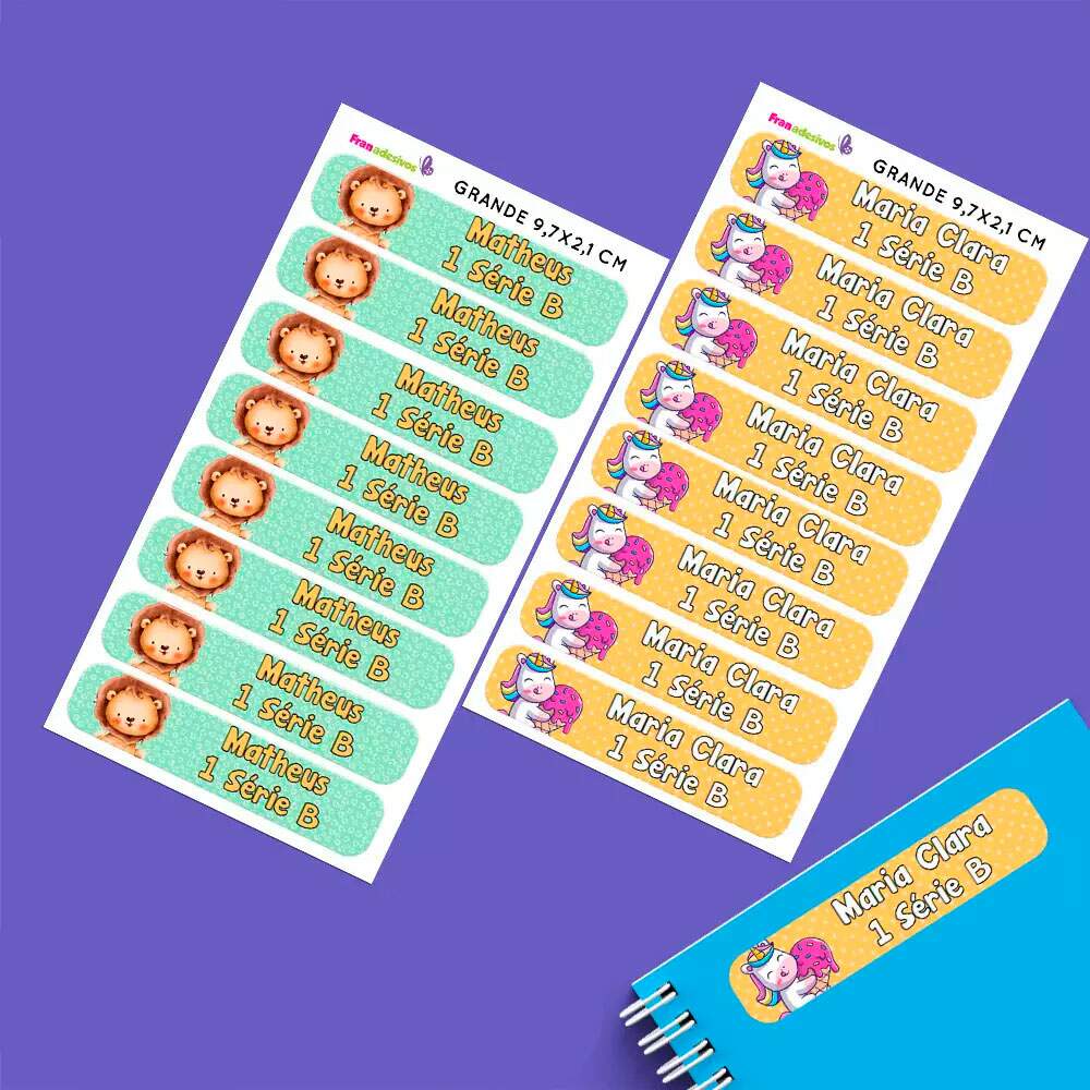 Etiqueta - Escolar Grande