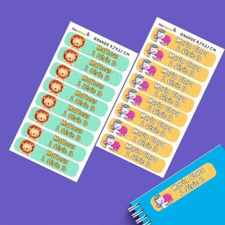 Etiqueta - Escolar Grande