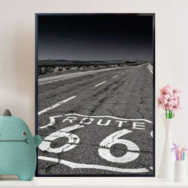 Quadro Decorativo Rodovia Rota 66