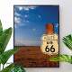 Quadro Decorativo Rota 66 US