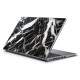 Adesivo Para Notebook M�rmore Preto e Dourado