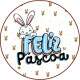 Etiqueta Adesiva para Ovo de P�scoa feliz pascoa 06