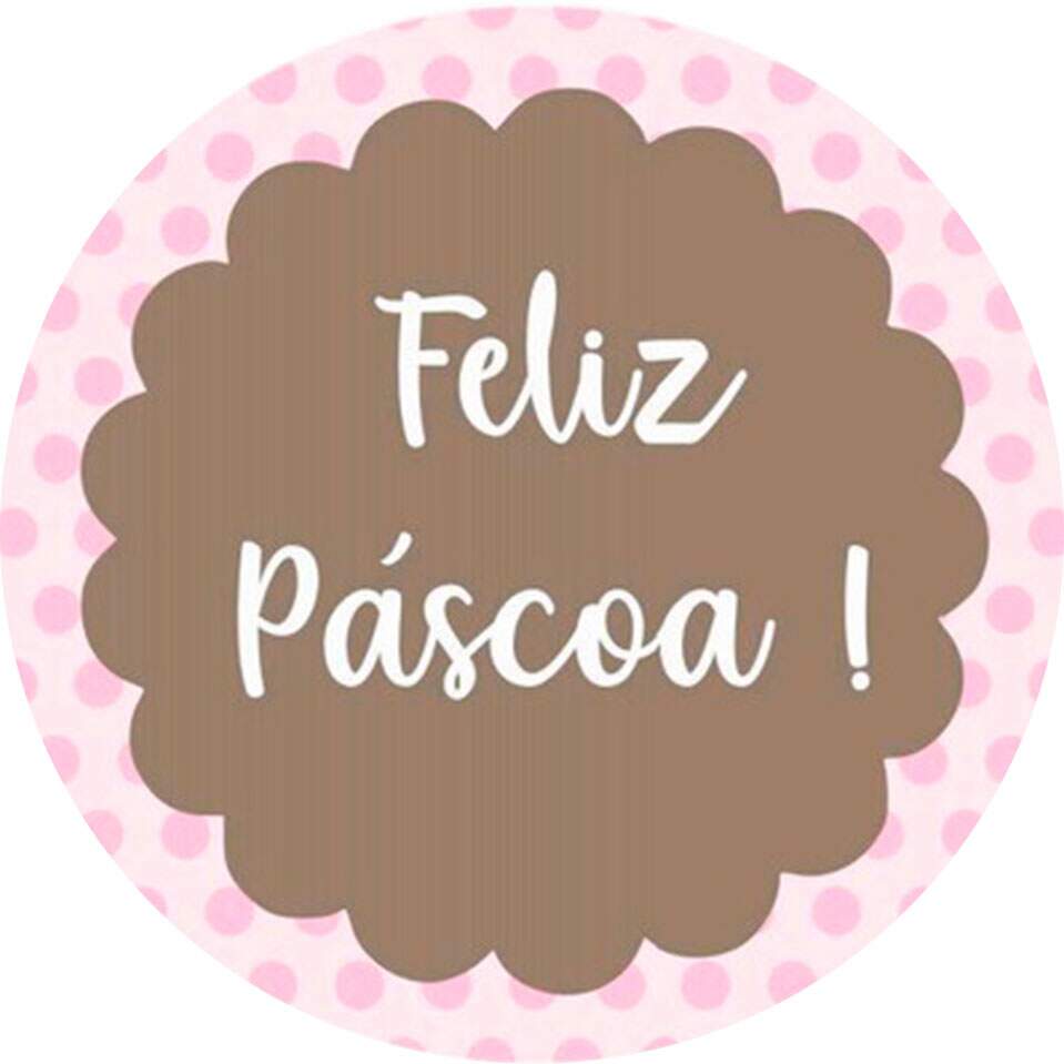 Etiqueta Adesiva para Ovo de Pscoa Feliz Pscoa 14