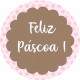 Etiqueta Adesiva para Ovo de P�scoa Feliz P�scoa 14