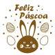Etiqueta Adesiva para Ovo de P�scoa Feliz P�scoa 30