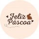 Etiqueta Adesiva para Ovo de P�scoa Feliz P�scoa 43