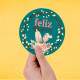 Etiqueta Adesiva para Ovo de P�scoa Feliz P�scoa 54