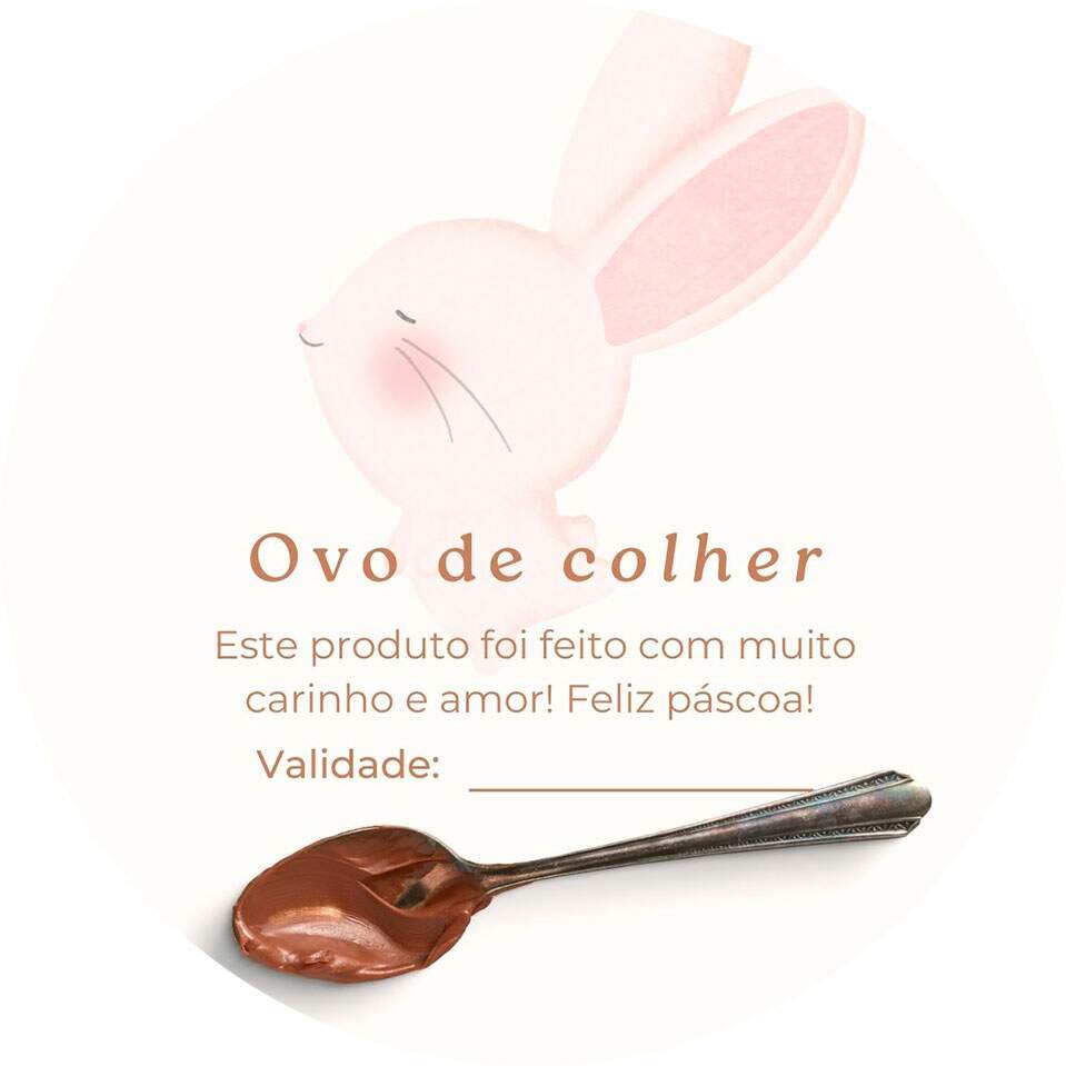 Etiqueta Adesiva para Ovo de Pscoa feliz pascoa 67
