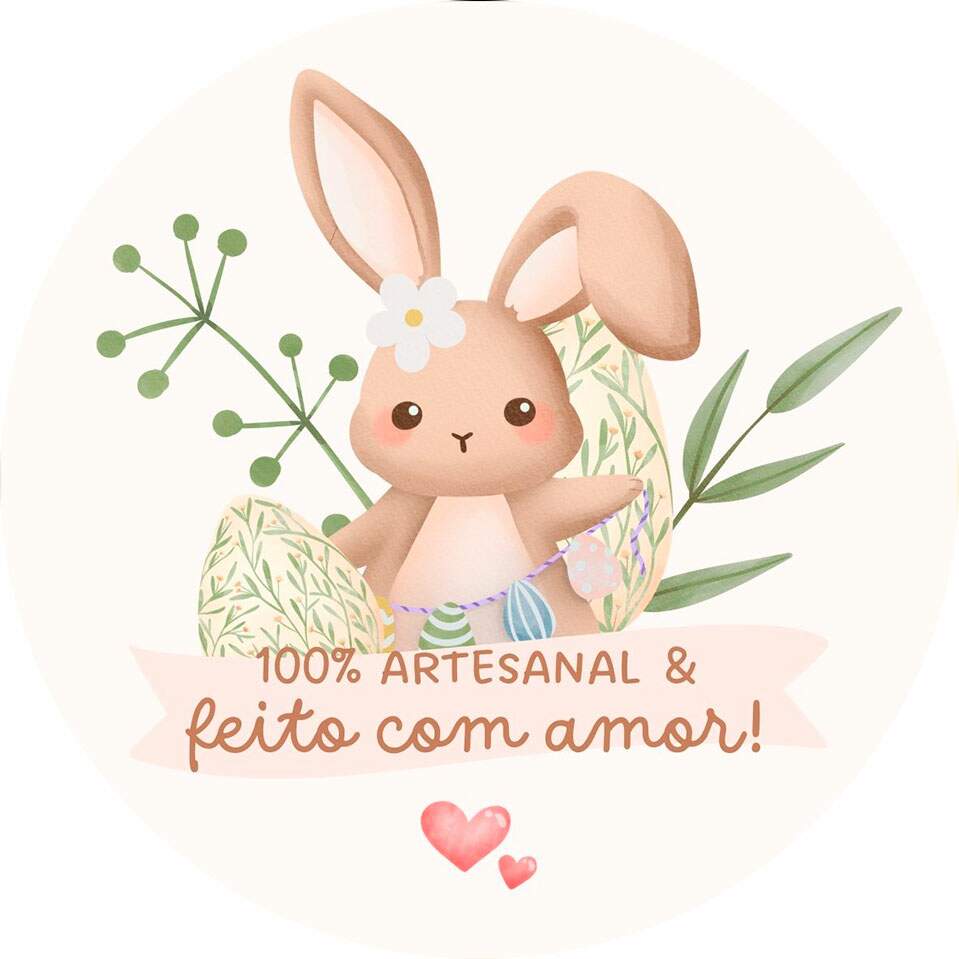 Etiqueta Adesiva para Ovo de Pscoa feliz pascoa 69