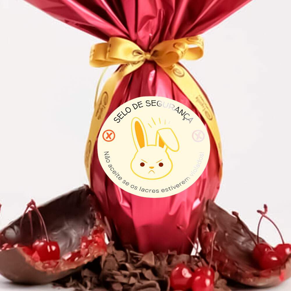 Etiqueta Adesiva para Ovo de P�scoa feliz pascoa 90