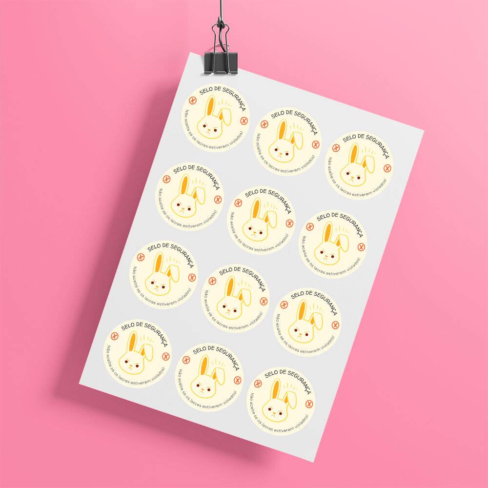 Etiqueta Adesiva para Ovo de P�scoa feliz pascoa 90