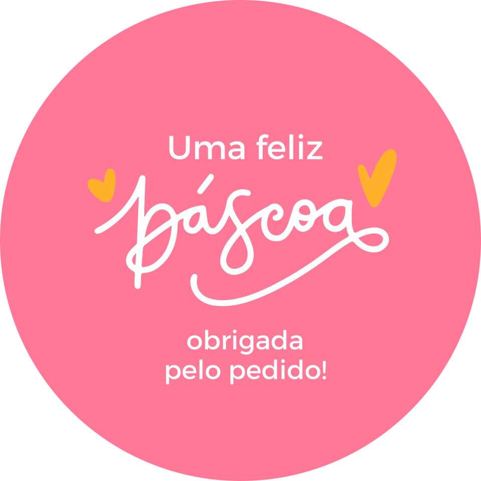 Etiqueta Adesiva para Ovo de Pscoa feliz pascoa 96