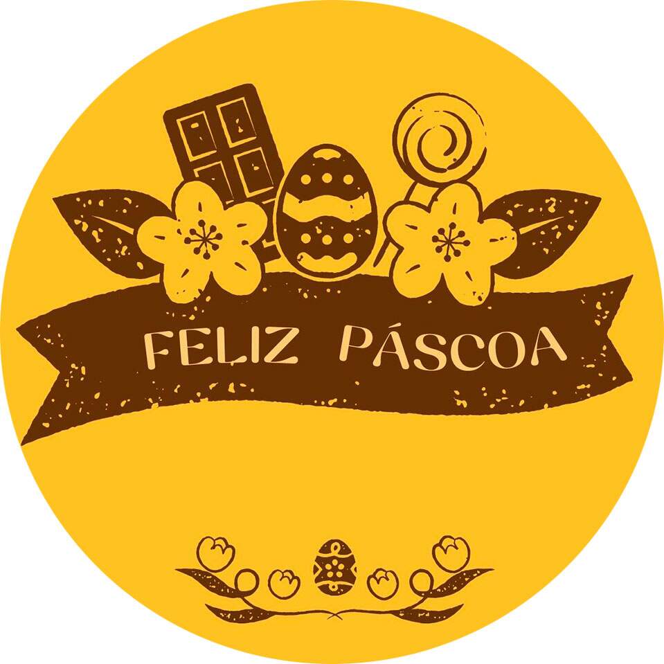 Etiqueta Adesiva para Ovo de Pscoa feliz Pscoa 99
