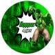 Etiquetas Adesivas para Anivers�rio com Nome e Idade Incrivel Hulk