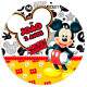 Etiquetas Adesivas para Anivers�rio com Nome e Idade Mickey Mouse 2