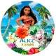 Etiquetas Adesivas para Anivers�rio com Nome e Idade Moana