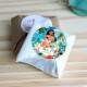 Etiquetas Adesivas para Anivers�rio com Nome e Idade Moana
