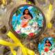 Etiquetas Adesivas para Anivers�rio com Nome e Idade Moana