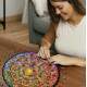 Quebra Cabe�a de Madeira Criativo Mandala