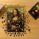 Quebra Cabe�a de Madeira Criativo Monalisa