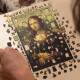 Quebra Cabe�a de Madeira Criativo Monalisa