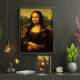 Quebra Cabe�a de Madeira Criativo Monalisa
