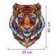 Quebra Cabe�a de Madeira Criativo Tigre