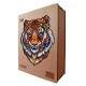 Quebra Cabe�a de Madeira Criativo Tigre