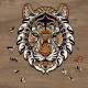 Quebra Cabe�a de Madeira Criativo Tigre 2