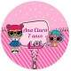 Etiquetas Adesivas para Anivers�rio com Nome e Idade Lol Surprise
