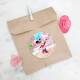 Etiquetas Adesivas Minnie Rosa para Anivers�rio - Personalizadas