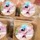 Etiquetas Adesivas Minnie Rosa para Anivers�rio - Personalizadas