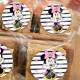 Etiquetas Adesivas Personalizadas Minnie Rosa para Anivers�rio - Nome e Idade