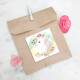 Etiquetas Adesivas para Anivers�rio com Nome e Idade Unic�rnio com Flor