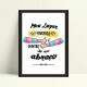 Quadro Decorativo Frase O meu lugar favorito � dentro de um abra�o