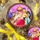 Etiquetas Adesivas para Anivers�rio com Nome e Idade Aladin e Jasmin