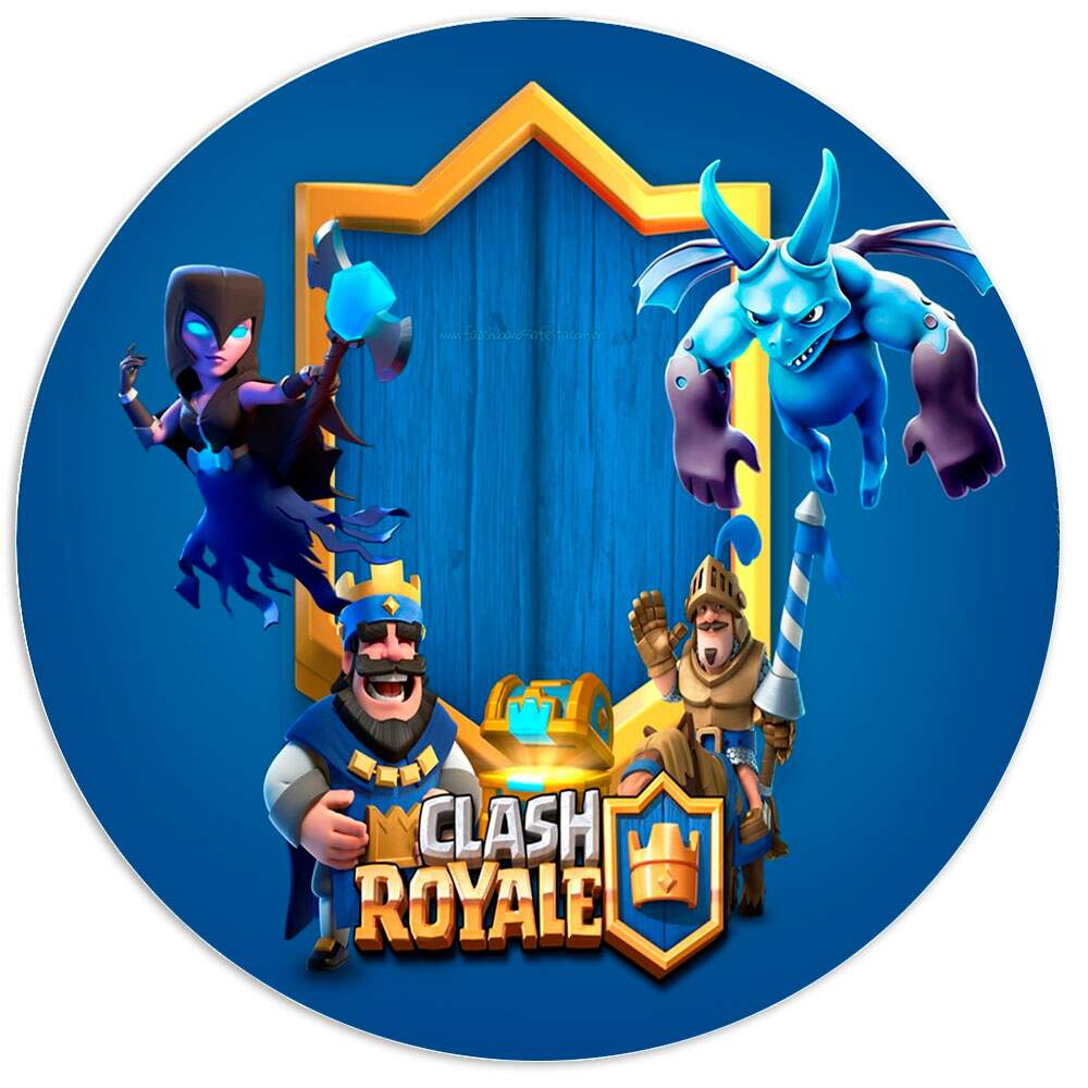 Etiquetas Adesivas para aniversrio com nome e idade Clash Royale
