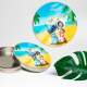 Etiquetas Adesivas para anivers�rio com nome e idade Lilo e Stitch