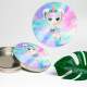 Etiquetas Adesivas para anivers�rio com nome e idade LOL surprise unic�rnio