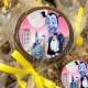 Etiquetas Adesivas para anivers�rio com nome e idade Vampirina