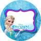 Etiquetas Adesivas para anivers�rio com nome e idade Frozen 3