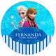 Etiquetas Adesivas para Anivers�rio - Frozen 4