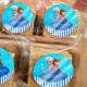 Etiquetas Adesivas para Anivers�rio - Frozen 4