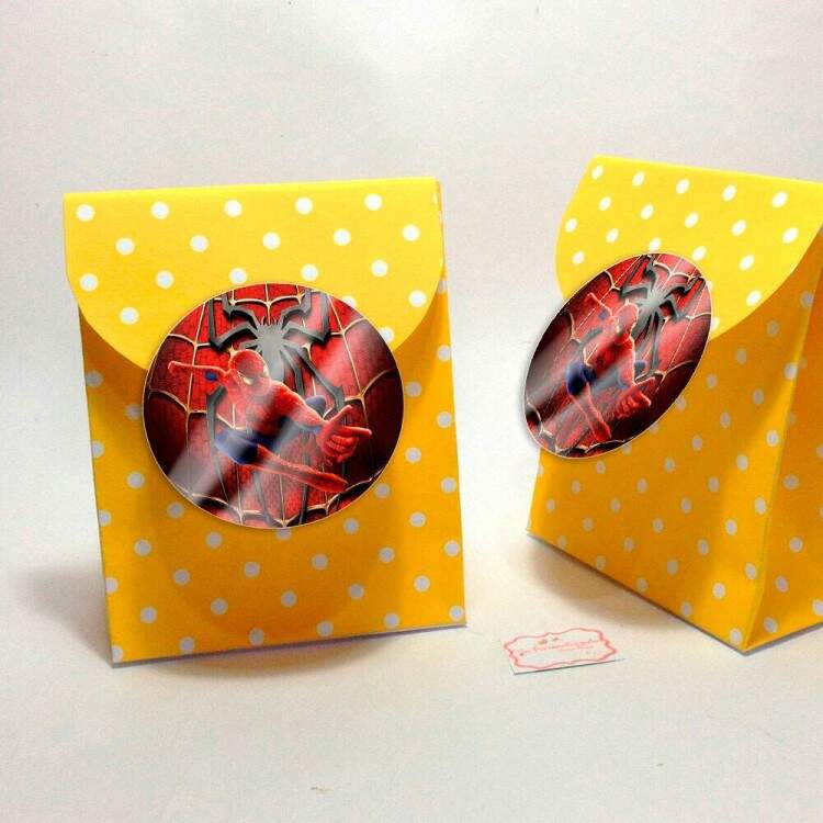 Etiquetas Adesivas para Aniversrio Homem Aranha 3 Personalizadas