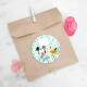Etiquetas Adesivas para anivers�rio com nome e idade Mickey Baby
