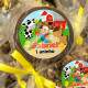 Etiquetas Adesivas para Anivers�rio Mickey Mouse Fazendinha - Personalizadas