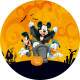 Etiquetas Adesivas para Halloween Mickey Mouse