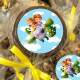Etiquetas Adesivas para Anivers�rio Princesa Sophia com Nome e Idade - Kit com 2
