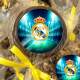 Etiquetas Adesivas para anivers�rio com nome e idade Real Madrid